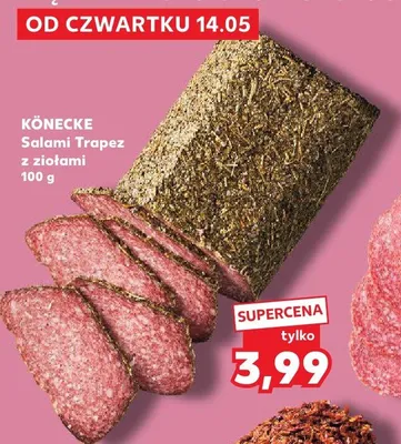 Salami Trapez z ziołami KÖNECKE promocja w Kaufland