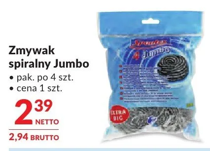 Zmywak spiralny Jumbo promocja w Makro