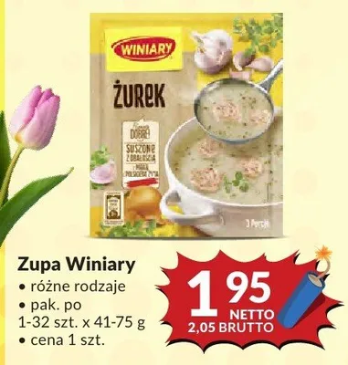Zupa Winiary różne rodzaje promocja w Makro