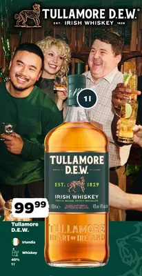 Whiskey Tullamore D.E.W. promocja w Netto