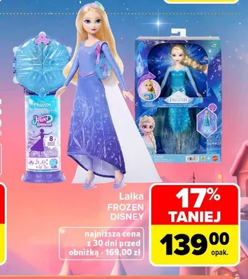 Lalka Frozen Disney promocja w Carrefour Market