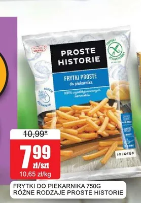 Frytki proste do piekarnika Proste Historie promocja w Bingo