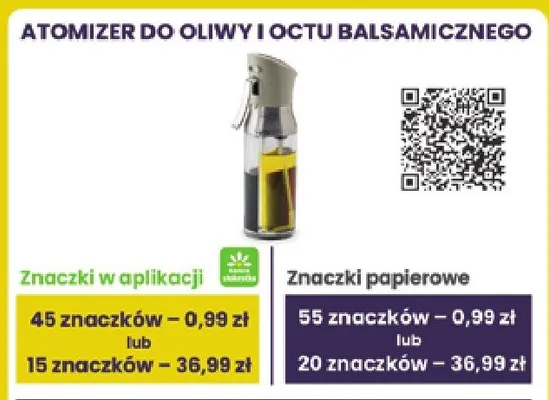 Atomizer do oliwy i octu balsamicznego WD Lifestyle promocja w Stokrotka