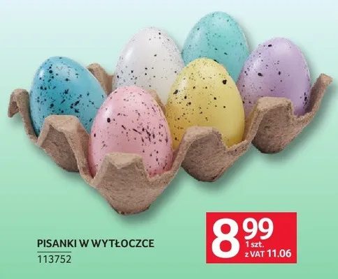 Pisanki w wytłoczce promocja w Selgros