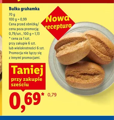 Bułka grahamka promocja w Lidl