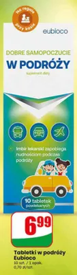 Tabletki w podróży Eubioco promocja w Dino
