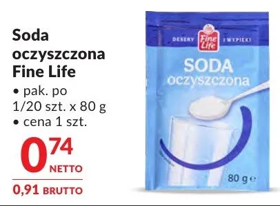 Soda oczyszczona Fine Life promocja w Makro