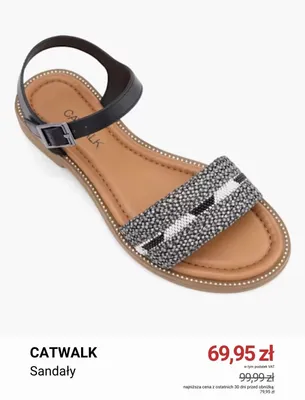 Sandały damskie Catwalk promocja w Deichmann
