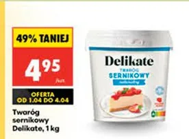 Twaróg sernikowy promocja w Biedronka