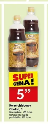 Kwas chlebowy Obolon promocja w Twój Market