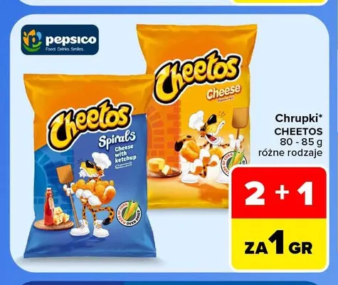 Chrupki Cheetos Cheese promocja w Carrefour