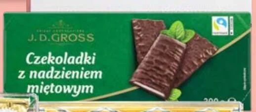 Czekoladki z nadzieniem miętowym promocja w Lidl