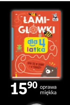 Książka Łamigłówki dla 4-latka Kapitan Nauka promocja w Empik
