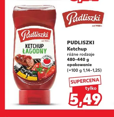 Ketchup Pudliszki promocja w Kaufland