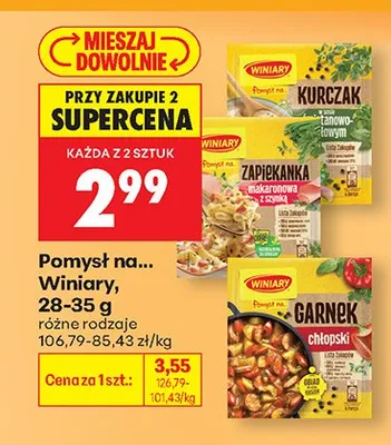 Pomysł na... Kurczak łanowo-pieczony promocja w Biedronka