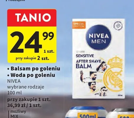 Woda po goleniu wybrane rodzaje promocja w Intermarche