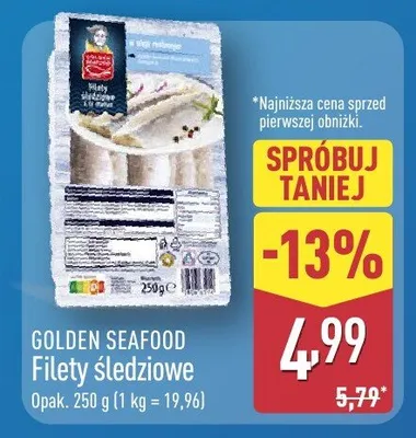 Filety śledziowe promocja w Aldi
