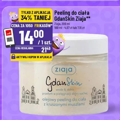 Peeling do ciała GdanSkin  promocja w POLOmarket