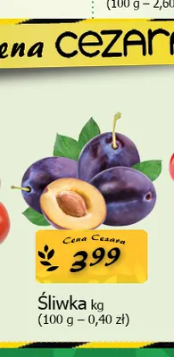Śliwka promocja w CEZAR Delikatesy