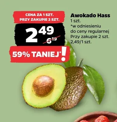 Awokado Hass promocja w Netto