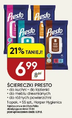 Ściereczki Presto do kuchni promocja w Chata Polska