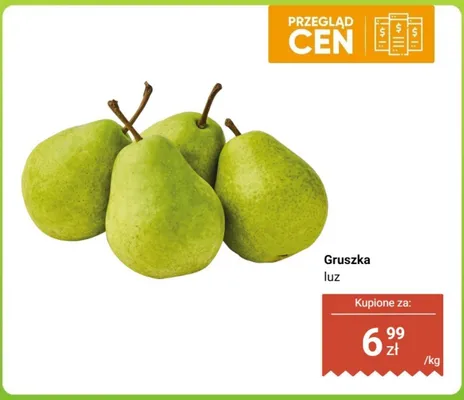 Gruszka luz promocja w Dino