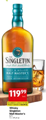 Whisky The Singleton Malt Master's promocja w Delikatesy Centrum