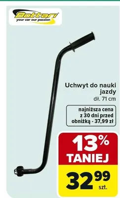 Uchwyt do nauki jazdy promocja w Carrefour