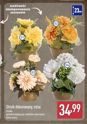 Stroik dekorowany misa promocja w Aldi