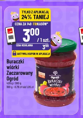 Buraczki wiórki Zaczarowany Ogród promocja w POLOmarket