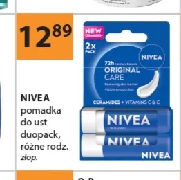 Pomadka do ust Nivea 2-pak promocja w Drogerie Laboo