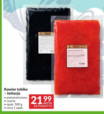 Kawior tobiko imitacja pomarańczowy promocja w Makro