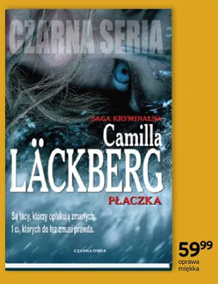 Książka Płaczka. Saga o Fjallbace. Tom 12 Camilla Läckberg Czarna Seria oprawa miękka promocja w Empik