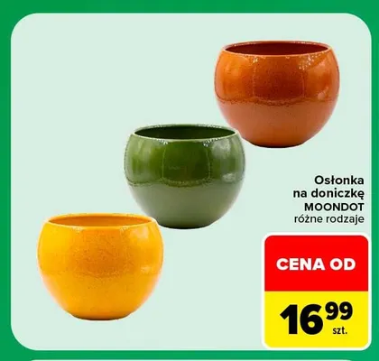 Osłonka na doniczkę Moondot promocja w Carrefour