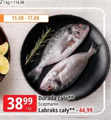 Dorada cała Scapmaree promocja w Leclerc