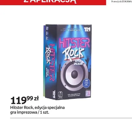 Gra imprezowa Hitster Rock edycja specjalna promocja w Empik