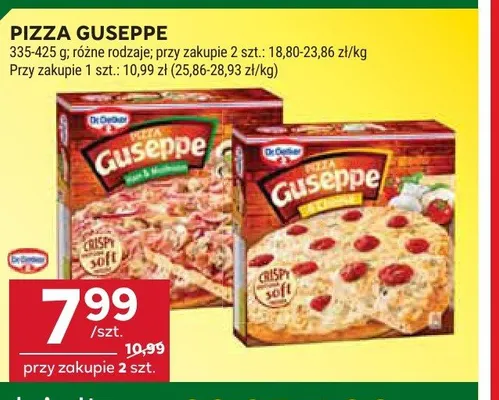 Pizza Guseppe promocja w Stokrotka