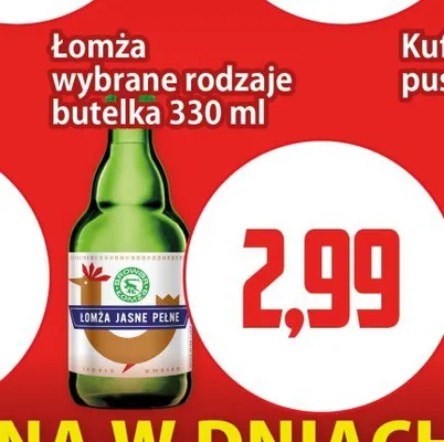 Piwo Łomża promocja w Kupiec