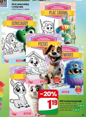 100 kolorowanek promocja w Dino