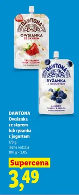 Ryżanka z jogurtem Dawtona promocja w Lidl
