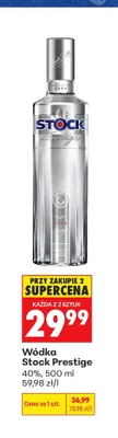 Wódka Stock Prestige promocja w Biedronka