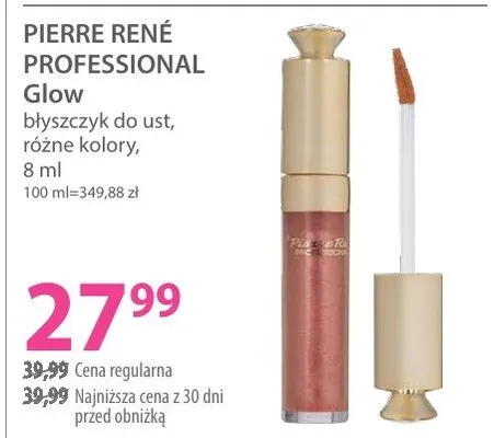 Professional Glow błyszczyk do ust, różne kolory promocja w Hebe