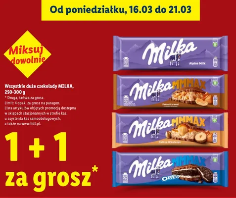 Czekolada strawberry Milka promocja w Lidl