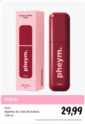 Mgiełka do ciała dla kobiet PHEYM Aura promocja w Rossmann