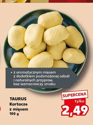 Kartacze z mięsem Taurus promocja w Kaufland