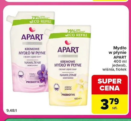 Mydło w płynie Apart jedwab promocja w Carrefour Market