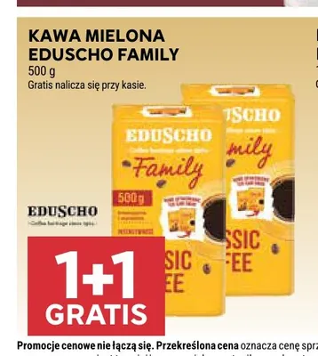 Kawa mielona Eduscho Family promocja w Stokrotka