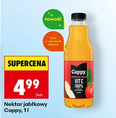 Nektar jabłkowy 1 l promocja w Biedronka