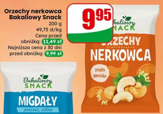 Migdały prażone promocja w Dino