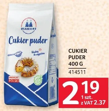 Cukier puder 400g promocja w Selgros